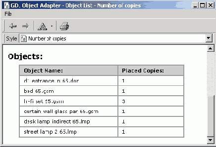 GDL Object Adapter