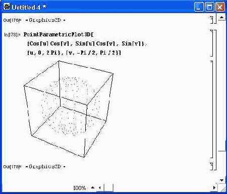 ������ ���������� ����� � ������� ������� SphericolPlot3D