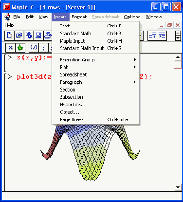������� ��������, ��� ���� Insert 