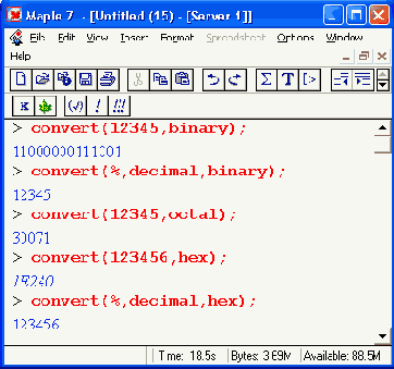 ������ ����������� ��������� ������� convert 