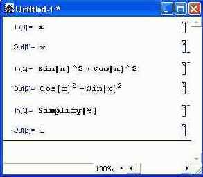 ������� Mathematical ��������� �������� sin(x) 2 +cos(x) 2 