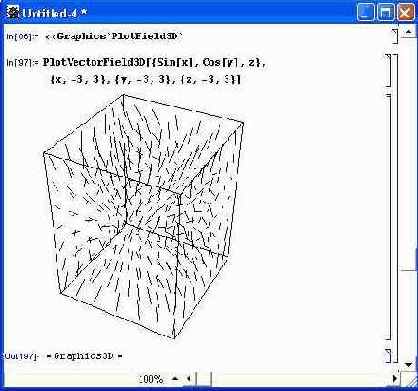 ������������� ����� � ������������ � PlotField3D
