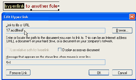 Правка гиперссылки