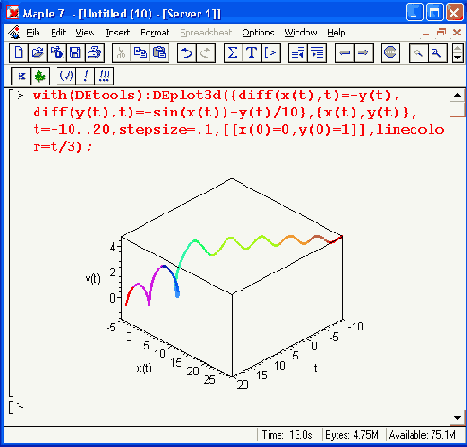 ������� PDEplot ������ DEtools