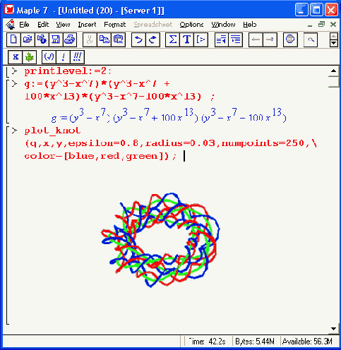���������� �������������� ������ ������ knot