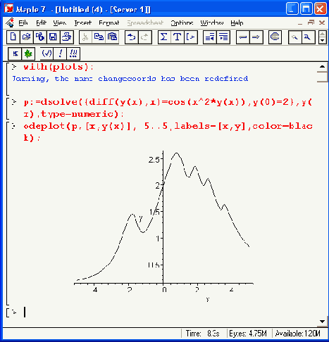 ���������� ������� odeplot ������ plots