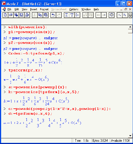 ������� ���������� ������ powseries