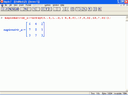������� ��������� �������� ������ ���������� Matlab