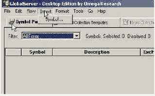 Symbol List � �������� � GlobalServer 