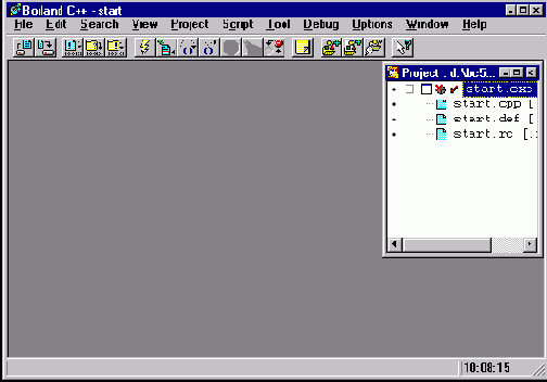 ����������������. Borland C++ 5.02 ���������������� �������� ����.