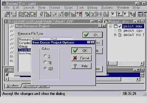 ����������������. Borland C++ 5.02 ������� � �����������.