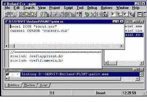 ����������������. Borland C++ 5.02 ������� � �����������.