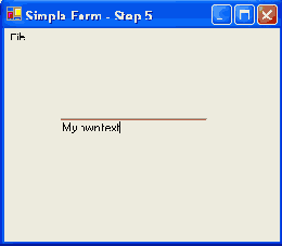 Использование управляющего элемента TextBox (Поле)
