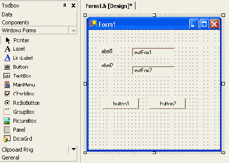 Демонстрация Windows Forms (Формы Windows)