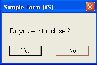 Закрытие формы (Выход из формы)