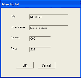 Диалоговые окна