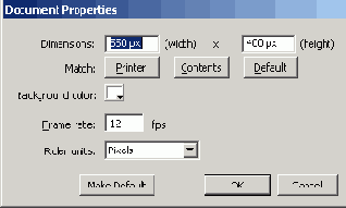 �������������� ������ ������������ � ���� Movie Properties