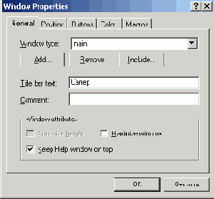 � ���� Title bar text ���� ������