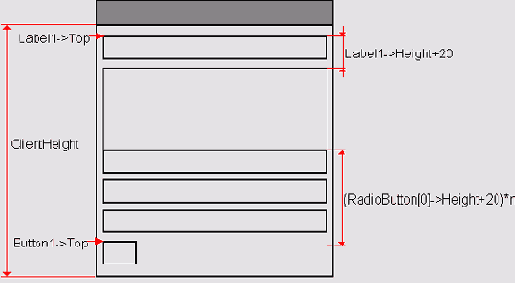 Вычисление размера области вывода иллюстрации