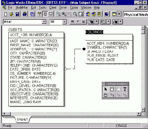 ������� �������������� ������ � �������������� CASE-�������