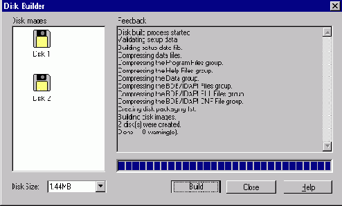 �������� ������������� � ������� InstallShield Express