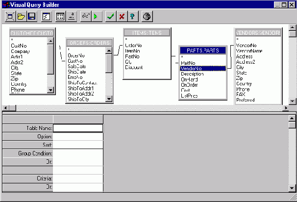 Visual Query Builder