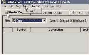 Symbol List � �������� � GlobalServer 