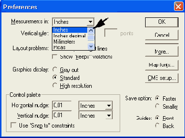 Сравнение миллиметров дюймов и