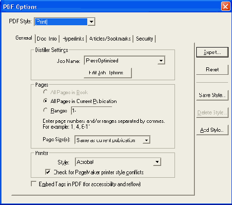 ������ �������� PDF