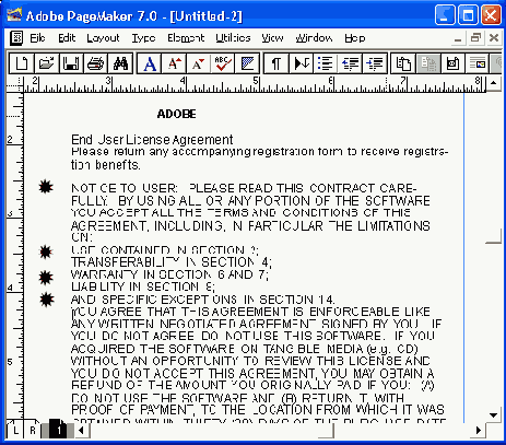 Графика в висячих отступах