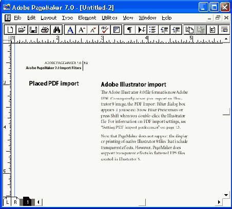 Оформление смещением базовых линий