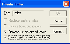 Сбор предметного указателя