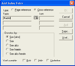 Cross-reference (Перекрестная)