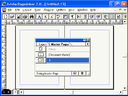 Палитра страниц-шаблонов — главный пульт управления страницами-шаблонами