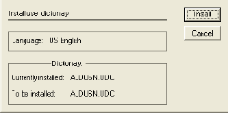 Импорт словаря для редактирования или установки