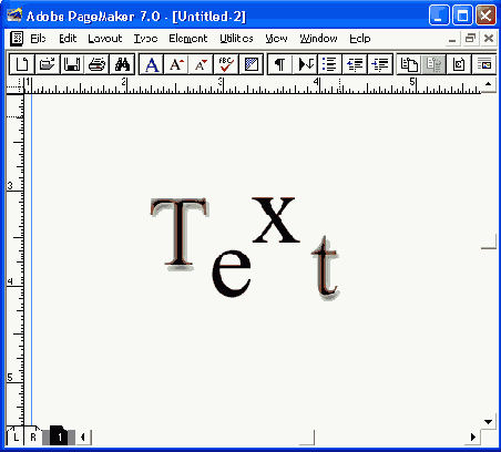 Смещение базовой линии и кернинг