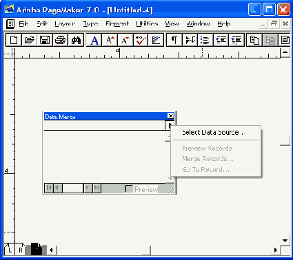 Создание шаблона публикации с переменными данными