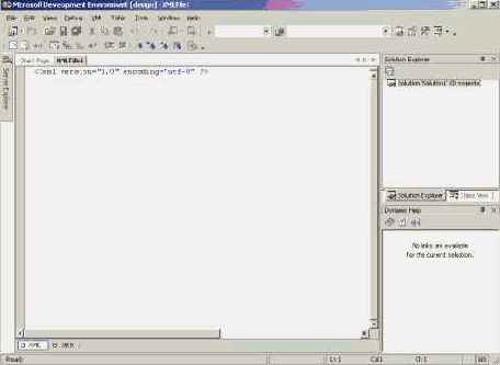 Создание XML документа с использованием Microsoft Visual Studio .Net