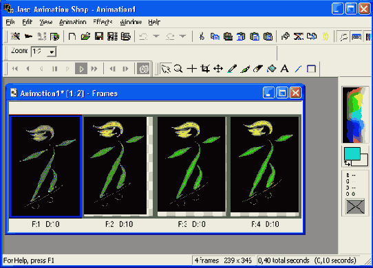 ���� Animation Shop �������� ��������� 