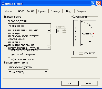 Выравнивание по ширине