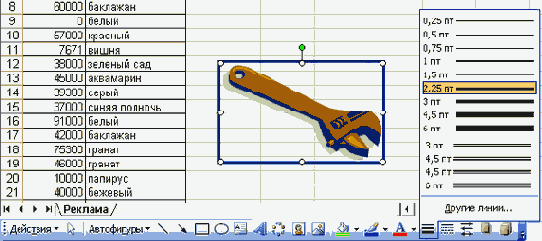 Обрамление рисунка