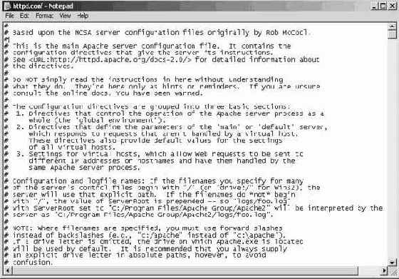 ��������� PHP ��� Windows
