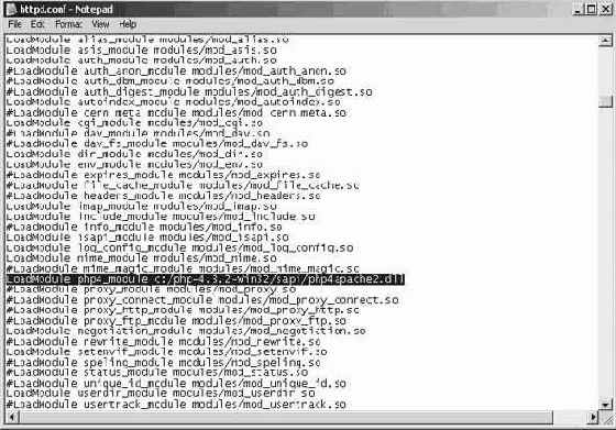��������� PHP ��� Windows