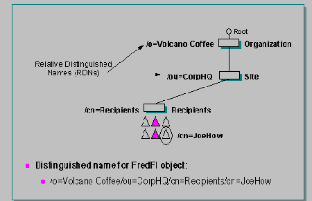 Формат характерного имени Exchange