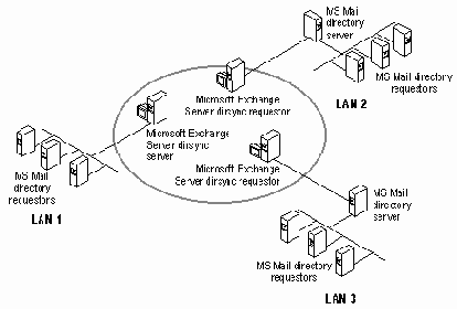 Синхронизация каталога Exchange Server с MS Mail 3x