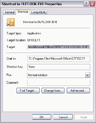 ��������� Outlook