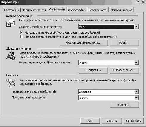 Форматирование сообщений