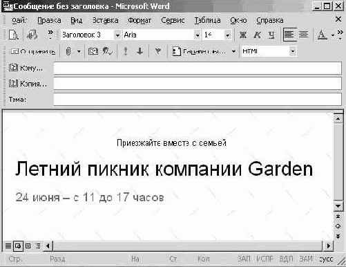 Форматирование сообщений