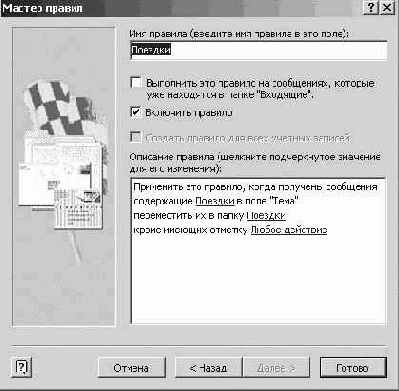 Фильтрация сообщений