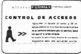 ������� ����������� ������� �������� Fermax